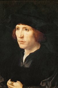 Portrett av en mann - Jan Gossaert (Gossart, dit Mabuse) (ca. 1478-1532). Olje på tre, ca. 1527-1530. Mål: 40x27,5 cm. Kunsthistorisk museum, Vienne
