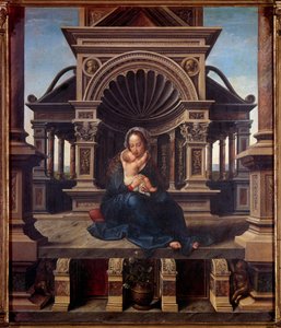 The Virgin of Leuven Maleri av Jan Gossaert dit mabuse (1478-1536)