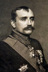 Paul Claudel i konsul-drakt 1910 - fotografi av Jan Nepomuk Langhans av Jan (studio of) Langhans