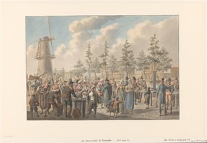 Fiskemarkedet i Rotterdam, 1816