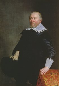 Portrett av Daniel Heinsius (1580-1655), nederlandsk klassisk lærd og poet