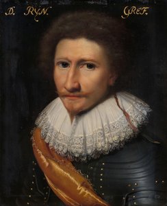 Portrett av Johann Conrad von Salm, Waldgrave og Rhinegrave van Dhaun av Jan Antonisz van Ravesteyn (workshop of)