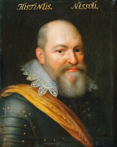 Portrett av Justinus van Nassau, uekte sønn av prins William I og Eva Elinx