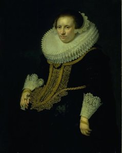 Portrett av en dame av Jan Antonisz. van Ravesteyn