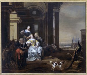 Unge blondiner, 1646-55 av Jan Baptist Weenix