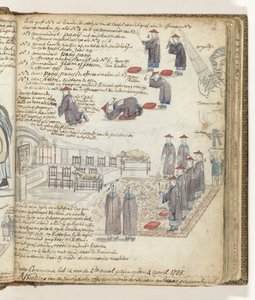 Kinesisk offerseremoni i Batavia av Jan Brandes