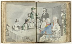 Europeisk kartgruppe på Ceylon av Jan Brandes
