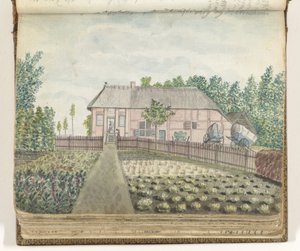 Vertshus eller jakthytte på Montferberg av Jan Brandes