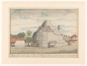 Kalyani stupa på Ceylon av Jan Brandes