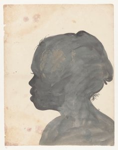 Silhouetportret av Bietja av Jan Brandes