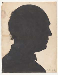 Silhouetportret av Jan Brandes av Jan Brandes