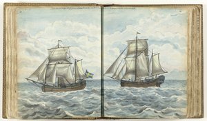 Svensk brig til sjøs av Jan Brandes