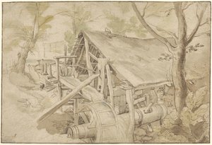 Smi i skogen av Jan Brueghel (I) (circle of)