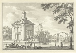 Den engelske kirke i Rotterdam av Jan Bulthuis