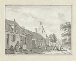 Ansikt på Biggekerke av Jan Bulthuis