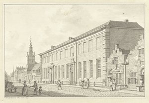 Dolhuis, Gasthuis og Old Women's House i Rotterdam av Jan Bulthuis