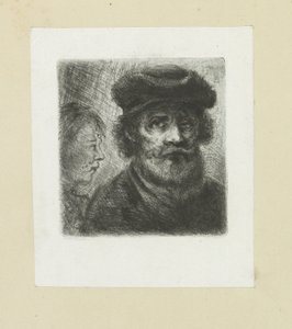 Jonge mann i bebaarde mann The Compleat Work of Etchings av John Chalon / Oeuvre Complette des Eaux Fortes av Jean Chalon (serietittel) av Jan Chalon