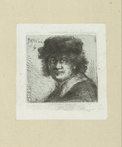 Mann setter hakke i platte kraag The Compleat Work of Etchings av John Chalon / Oeuvre Complette des Eaux Fortes av Jean Chalon (serietittel) av Jan Chalon