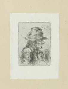 Man setter høy hod, til høyre The Compleat Work of Etchings av John Chalon / Oeuvre Complette des Eaux Fortes av Jean Chalon (serietittel)