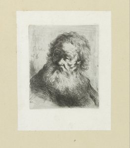 Oude mann setter baard The Compleat Work of Etchings av John Chalon / Oeuvre Complette des Eaux Fortes av Jean Chalon (serietittel) av Jan Chalon