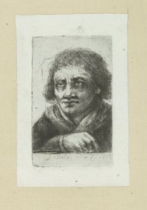 Voksen mann, høyre hånd synlig The Compleat Work of Etchings av John Chalon / Oeuvre Complette des Eaux Fortes av Jean Chalon (serietittel) av Jan Chalon