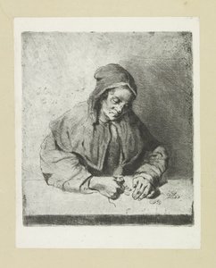 Vrouw die geld tell The Compleat Work of Etchings av John Chalon / Oeuvre Complette des Eaux Fortes av Jean Chalon (serietittel) av Jan Chalon