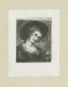 Vrouw med hond The Compleat Work of Etchings av John Chalon / Oeuvre Complette des Eaux Fortes av Jean Chalon (serietittel) av Jan Chalon