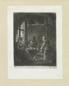 Woonkamer setter par The Compleat Work of Etchings av John Chalon / Oeuvre Complette des Eaux Fortes av Jean Chalon (serietittel)