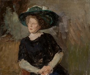 Dame med hatt av Jan Ciągliński