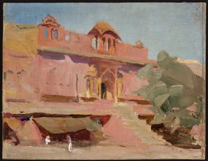 Jaipur - bygninger. Fra en reise til India av Jan Ciągliński