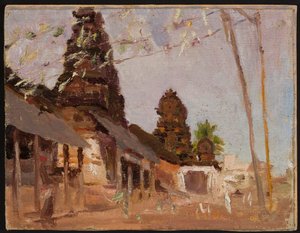 Gate i byen - studie. Fra en reise til India av Jan Ciągliński