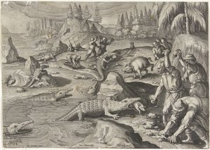 Krokodillenvangst Jachttaferelen (serietittel) Jakten på vilt, fugl og fisk i Bestiary (serietittel)