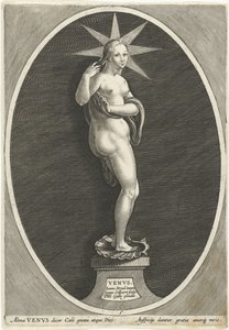 Venus Venvs (tittel på objekt) Zeven the good planet (serietittel) Septem Planetae (serietittel) av Jan Collaert (II)