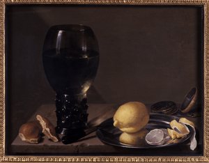 Stilleben med vinglass, 1628 av Jan Davidsz de Heem