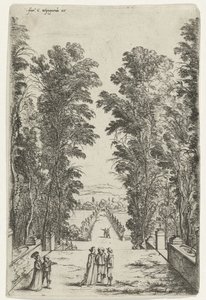Terrasse i en park av Jan Fouceel
