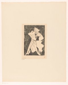 dansende par av Jan Frank (signed by artist)