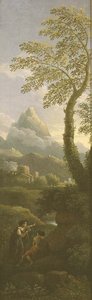 Figurer i et klassisk landskap av Jan Frans van Bloemen