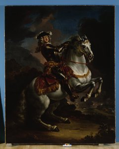 Kurfyrst Johann Wilhelm von Pfalz-Neuburg til hest av Jan Frans van Douven