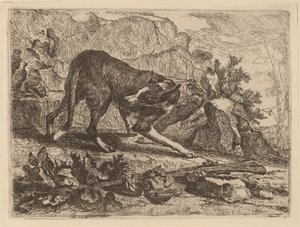 Landskap med greyhound og rifle av Jan Fyt