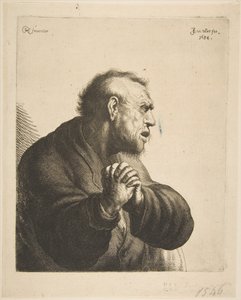 En mann som sørger, 1634.