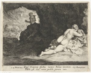 Jupiter som satyrstilker sovende Antiope