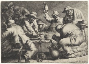Bondemåltid av Jan Gillisz. van Vliet