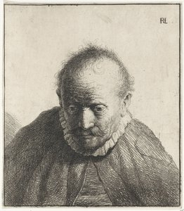 Byste av en gammel mann
