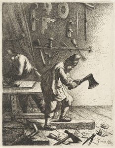 snekkere Yrker (serietittel) av Jan Gillisz. van Vliet