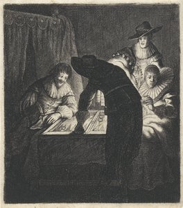 Tric-trac-spillere fra Candlelight Trekkspillere av Jan Gillisz. van Vliet