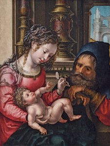 Den hellige familie av Jan Gossaert