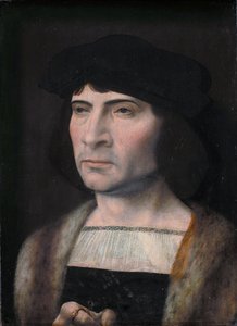 Portrett av en mann av Jan Gossaert