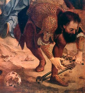 Nedstigningen fra korset detalj, c1520 av Jan Gossaert