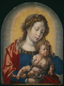Jomfru og barn, ca. 1520. av Jan Gossaert