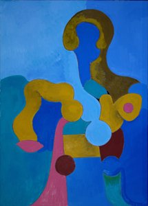 Small Sphinx, 2009 (olje på lerret) av Jan Groneberg